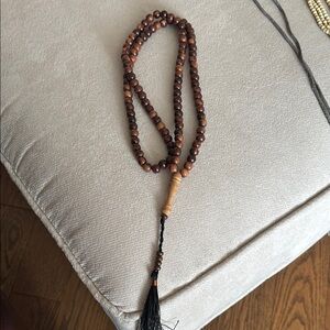 Prayer Beads Necklace with Tassel